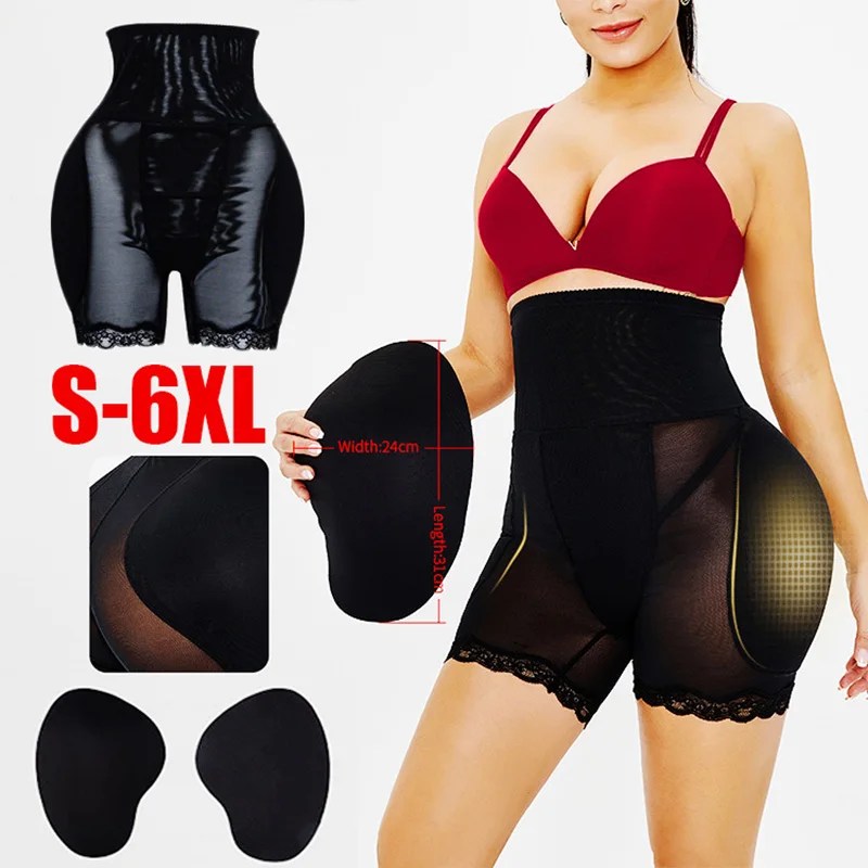 Fake Ass Gewatteerde Hip Enhancer Body Shaper Tummy Controle Slipje Afslankende Broek Taille Trainer Shaper Vrouwen Jurk Booty Butt Lifter