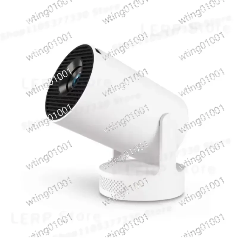 Mini Portable Projector for 720P with 4K Support for 180° Adjustable Angle for WiFi 6 and Bluetooth 5.0 LED