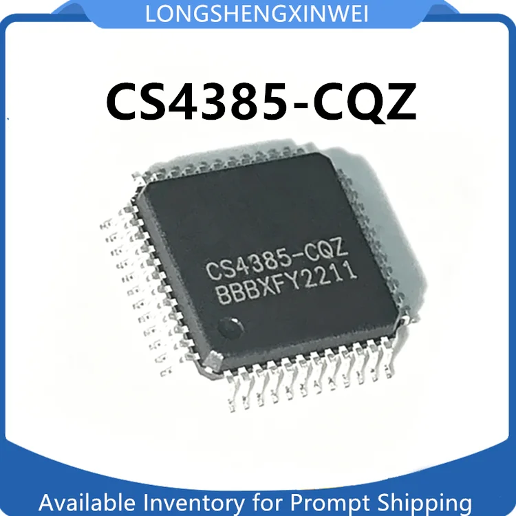 1PCS New Original CS4385-CQZ LQFP48 Analog Converter Chip IC in Stock