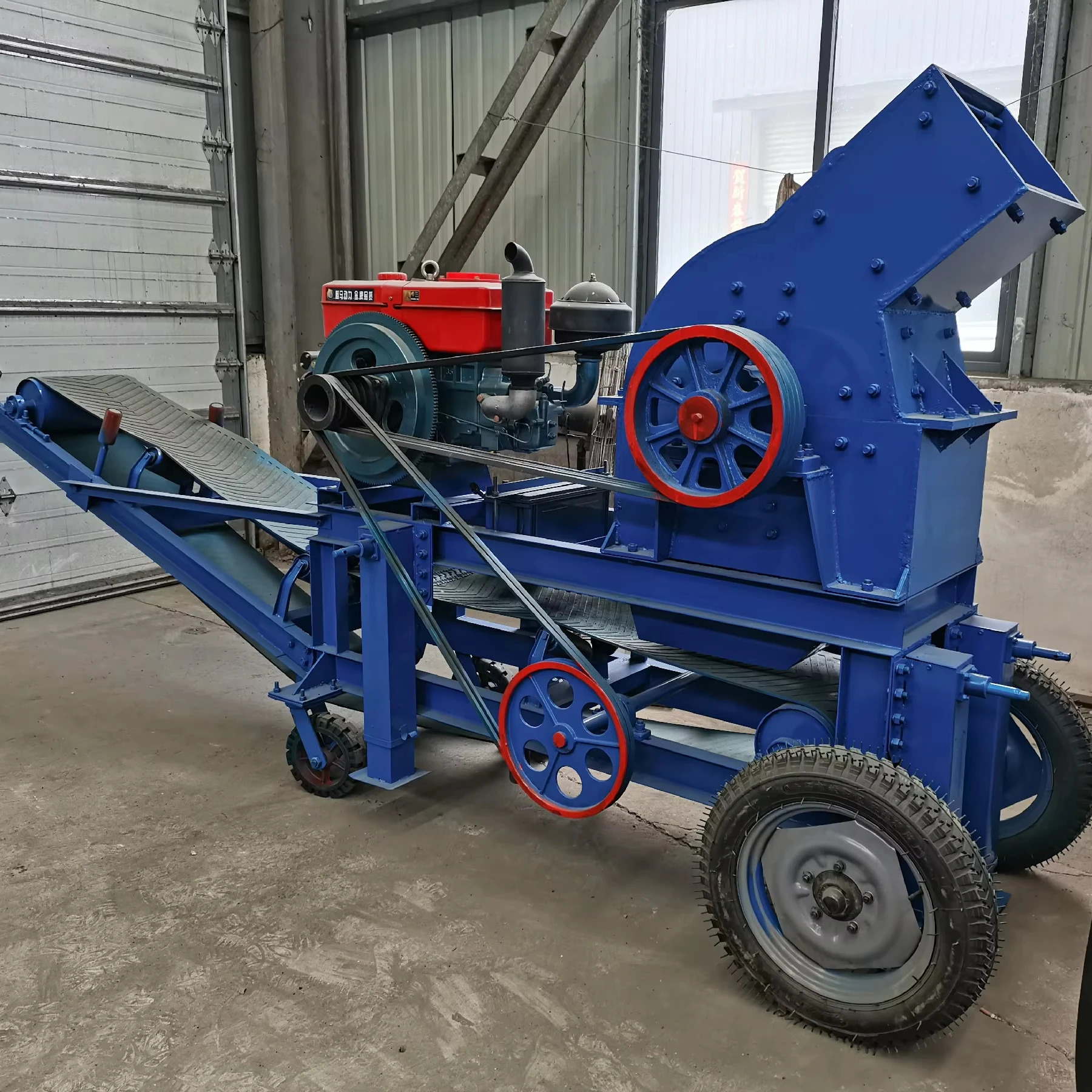 

Дробилка молотковая дизельная YG для тонкого дробления камня, высокая эффективность, на заказ