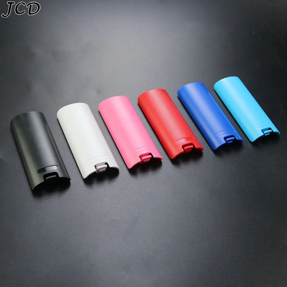 JCD 1Piece For Wii Remote Controller Battery Cover Replacement Back Case Battery Shell For Wii Remote Gamepad Accessory