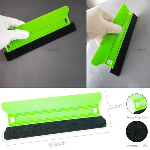 Car Wash Accessories Water Squeegee Widened Auto Window Tinting Cleaning Tool Rubber Scraper Windshield Glass Water Remove Wiper 8 best sales car squeegee - №4