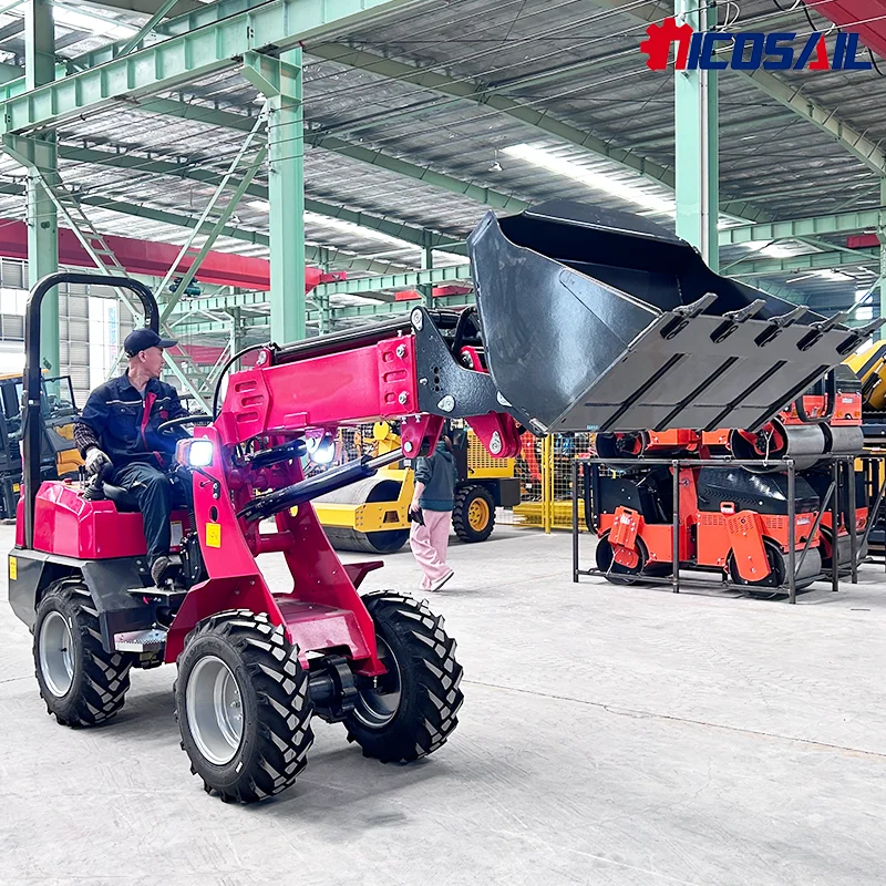 Best-Selling Telescopic Diesel Loader Landward Compact Wheel Loader With EPA Certification Articulated Mini Loader