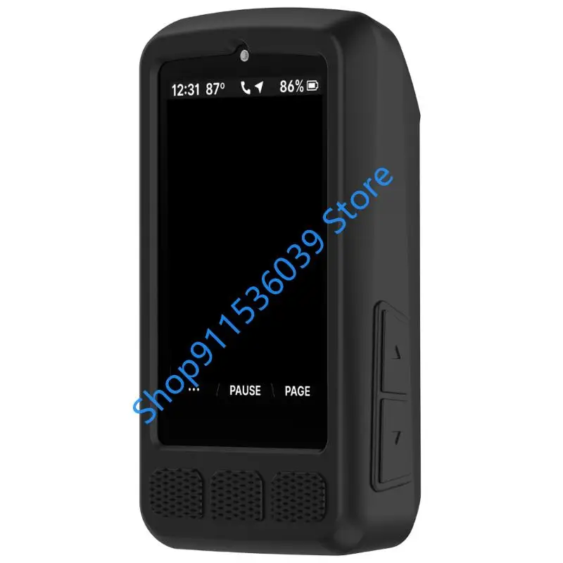 غطاء حماية من السيليكون لهاتف Wahoo ELEMNT ROAM 3 للدراجات الهوائية GPS حافظة حماية للكمبيوتر مع طبقة حماية للشاشة