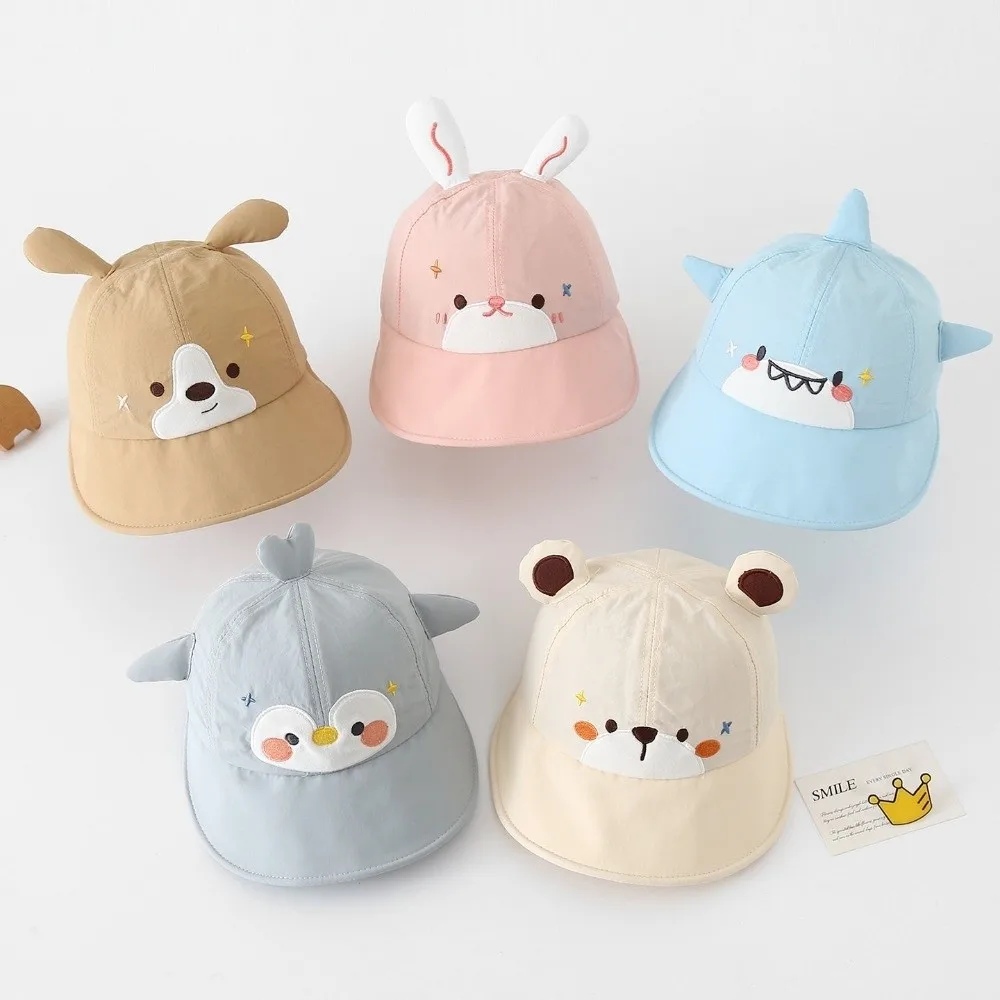 

Новая милая детская панама с ушками кролика и медведя, дышащая, солнцезащитная, быстросохнущая, для пляжа и активного отдыха