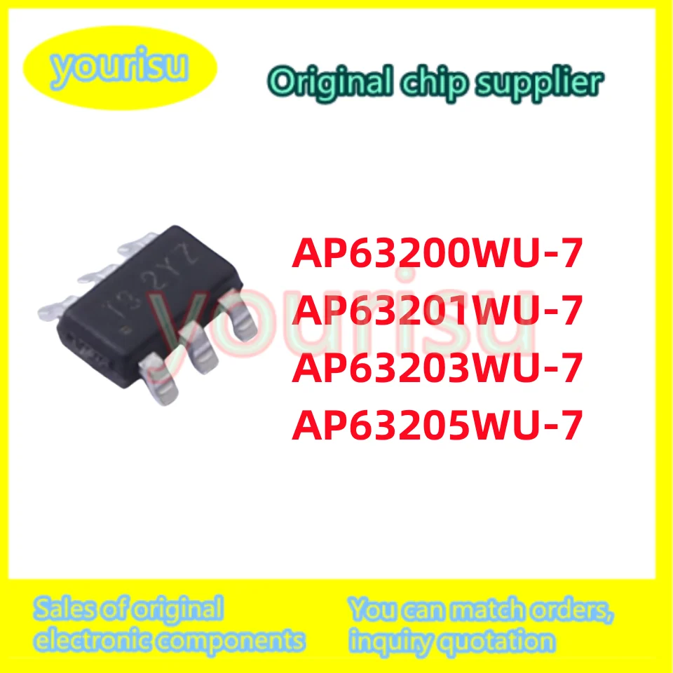 10Pcs/Lot AP63200WU-7 T2 AP63201WU-7 T1 AP63203WU-7 T4 AP63205WU-7 T5 TSOT-23-6 Step-down DC-DC Power Supply IC