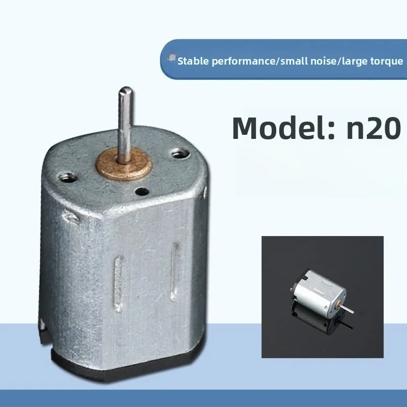 2pcs N20 Micro Gear Motor 1.5-6V for DIY Toy, Mini Fan, Vibration Massager | High Speed DC Miniature Motor