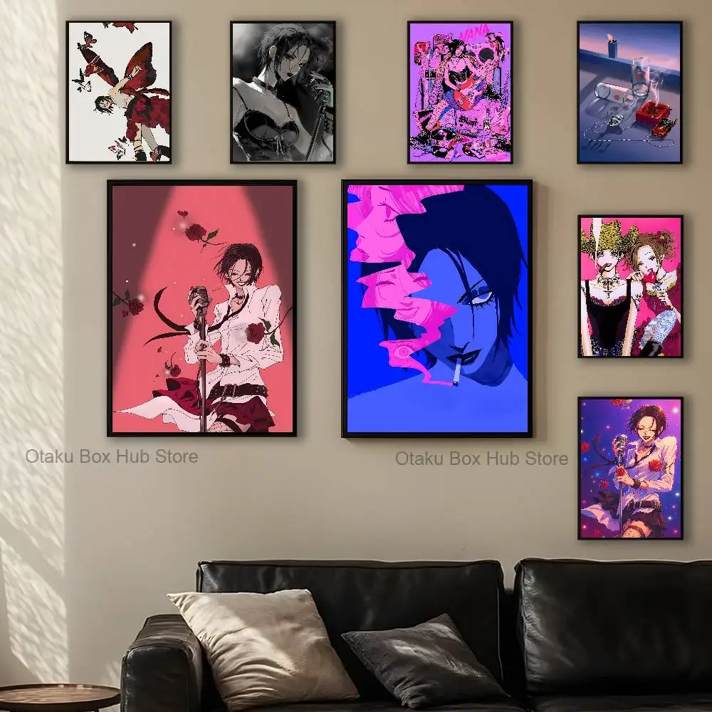 

Anime N-Nana Poster Prints Wall Art Picture Painting Gift Living Room Restaurant Bar Large Dec Sticker