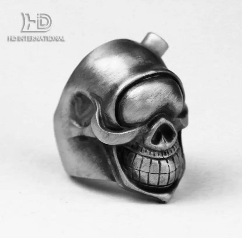 925 Silver Devil Cyclops Skull Ring,one eye skull ring,Eye of Providence