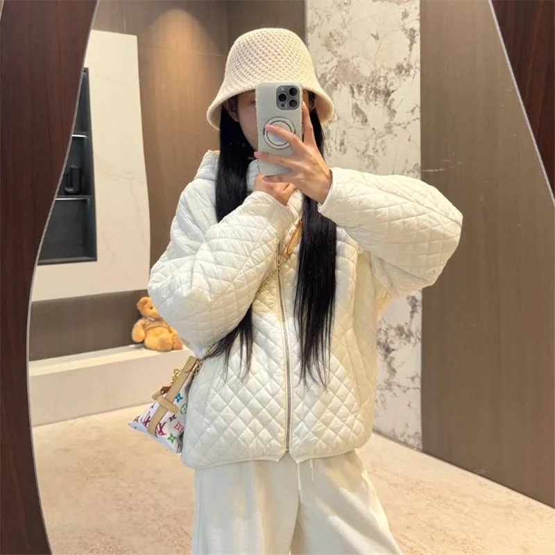 

2026 New Women Parka Clothes Long Coat Wool Liner Hooded Jacket Fur Collar Thick Warm Snow Wear Padded Parka 6XL Winter Jacket