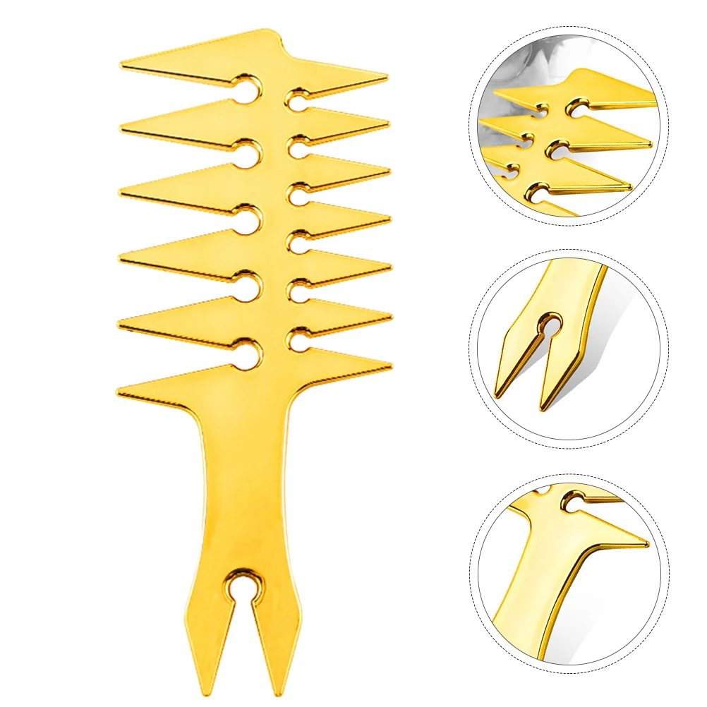 

Double-Sided Hairdressing Comb DIY Hairstyle Salon Supplies Portable Ergonomic Abs Durable Oil Styling Scalp-friendly