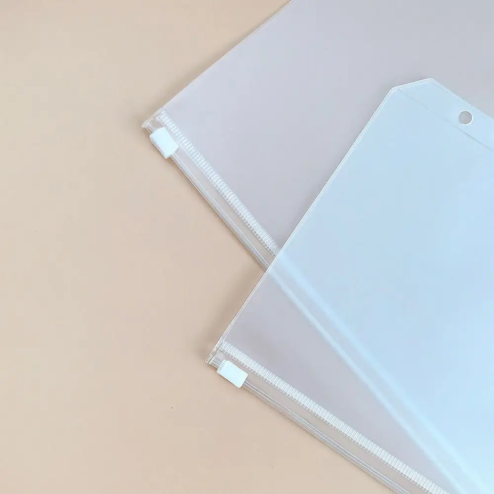 

PVC Loose-leaf Notebook Inner Bag Frosted A4/A5/A6/A7/B5 Loose-leaf Zipper Bag Waterproof Binder Storage Pockets Students