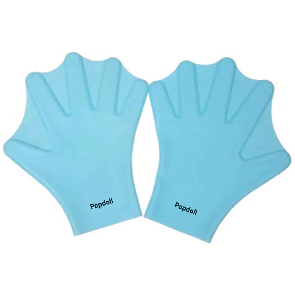 Popdoll Swimming gloves, Sports Aqua Gloves Webbed Paddle Swim Gloves Fitness Water Aerobics