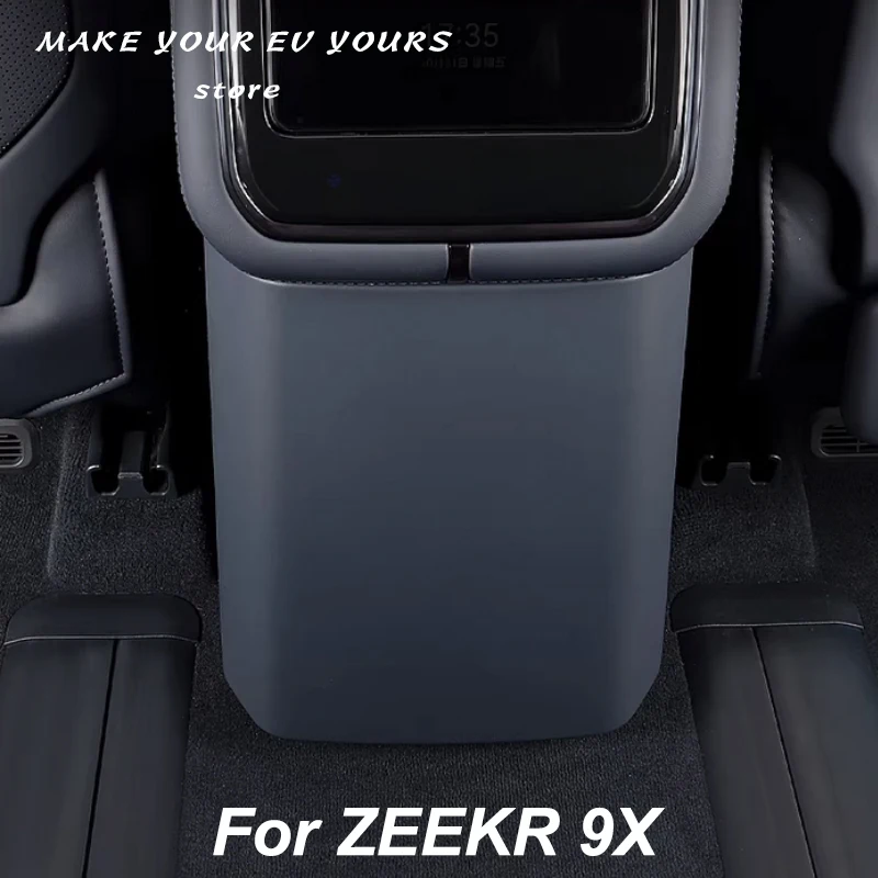 

For Zeekr 9X 2025 2026 Rear Refrigerator Panel Leather Anti Kick Cover Scratch Resistant Accessories