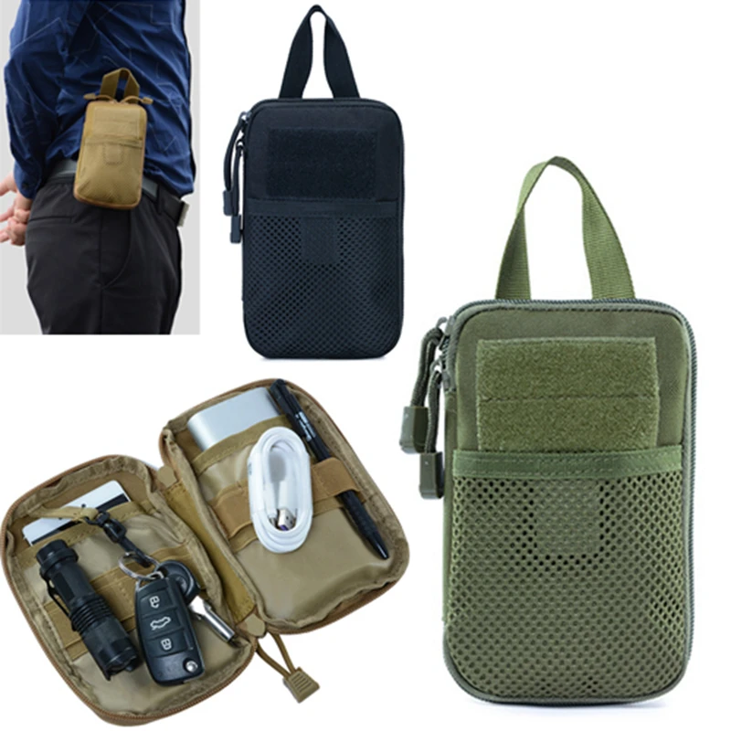 

New Pocket Bag Men's Nylon Handbag Key Bag Sundry Bag Multi Functional Molle Tactical Accessory Bag Storage Bag Tactical Pouch