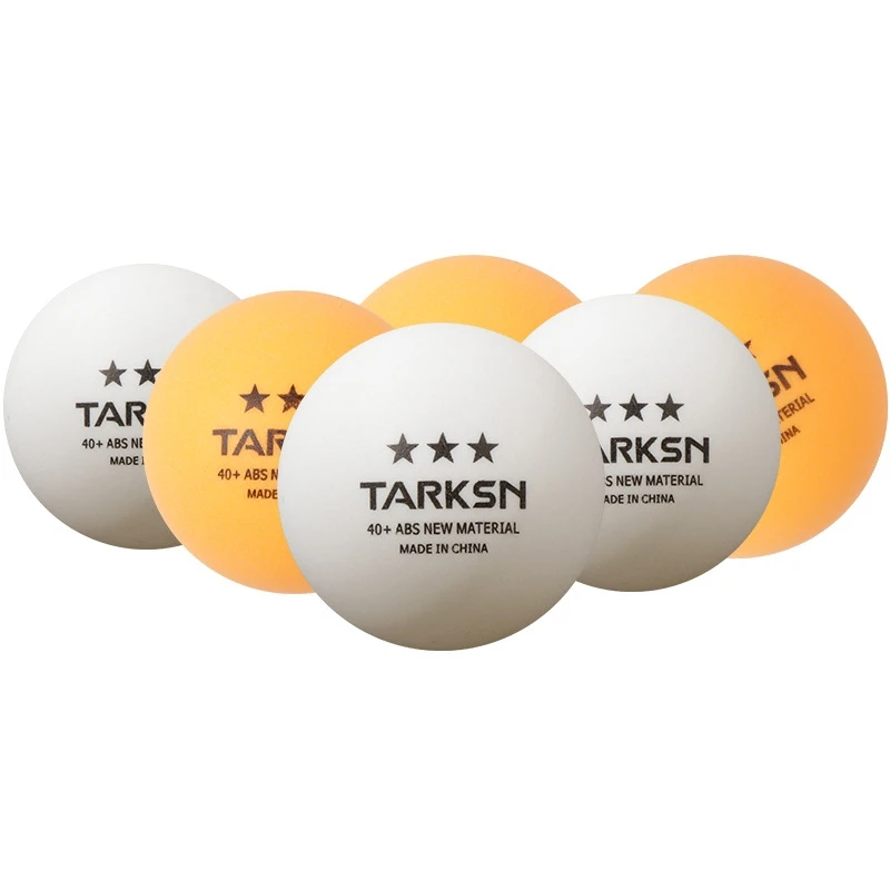 TARKSN 40+ ABS New Material Table Tennis Balls 3 Star 2.8g Ping Pong Balls for Club School Training