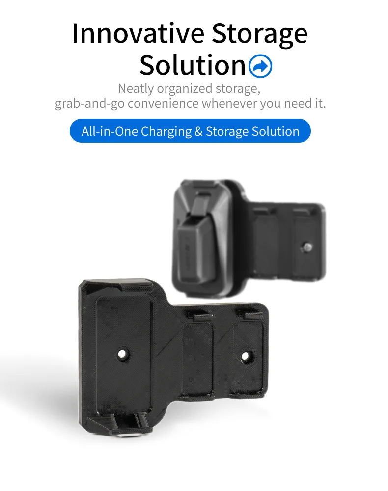 Für SRAM Shifter Batterie-Wandhalterung aus Nylon für Rival E-Tap Ladegerät & 2 Batterien – Zubehör für die Indoor-Fahrradwerkstatt-Aufbewahrung – Detail 6