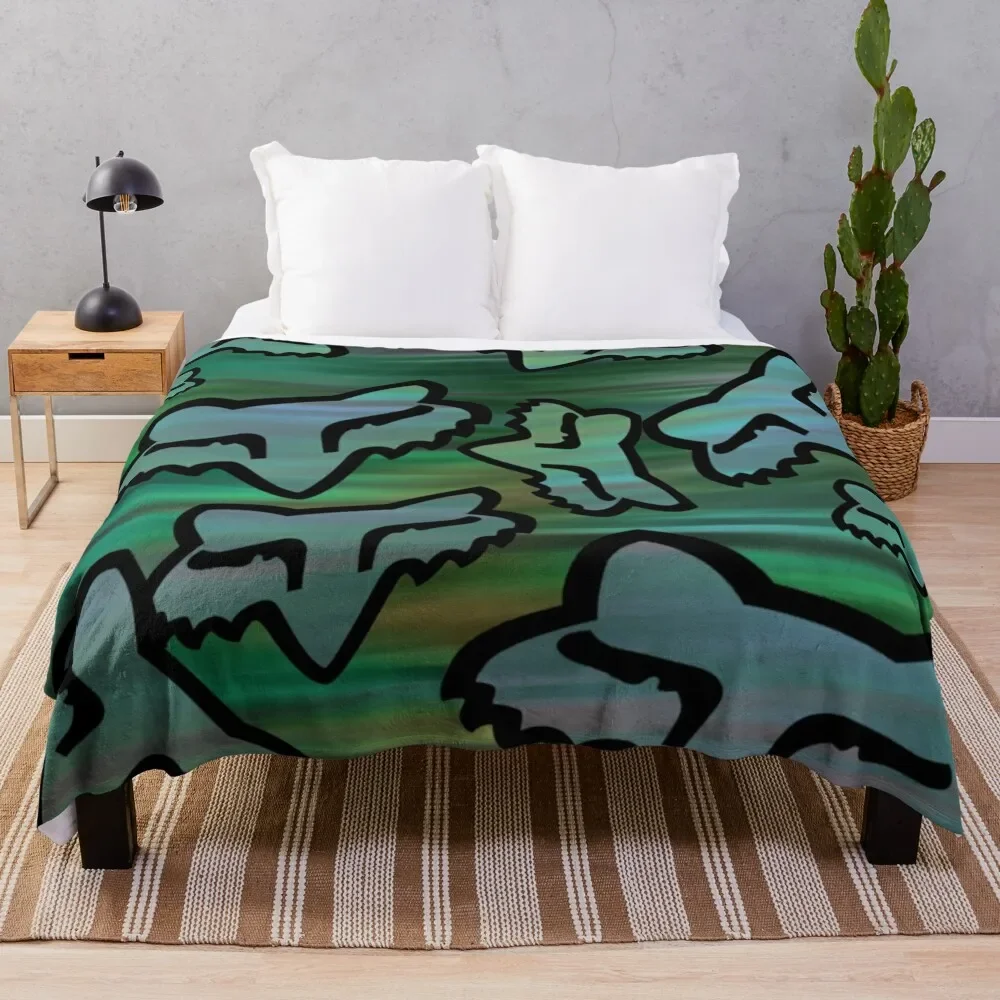 

Multicolor Braap racing gear retro colorful green vibe Throw Blanket Soft Beds Decorative Beds Shaggy Decoratives Blankets