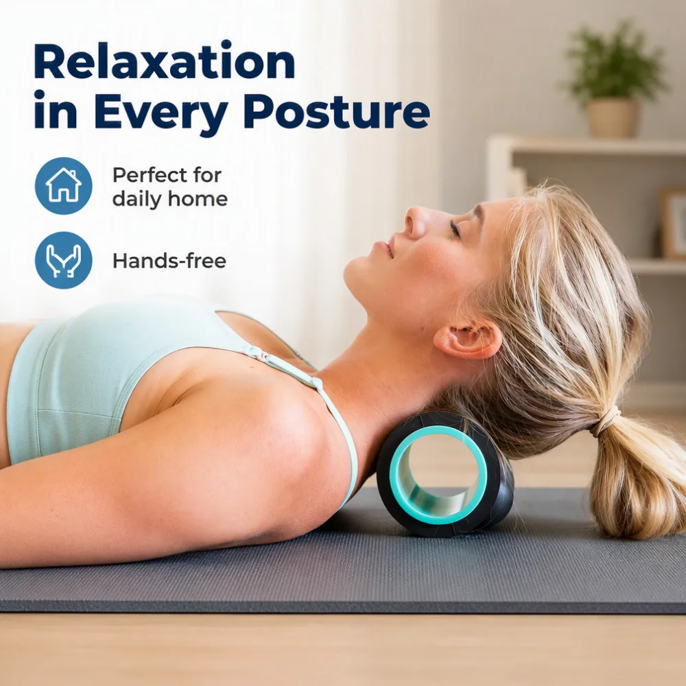 New Neck Massager Relieves Neck and Headache - Restores Body Spine Care Through Thumb Pressure Release