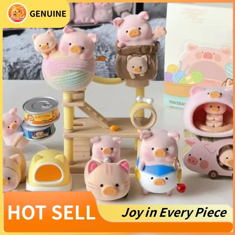 

Genuine Lulu Pig The Caturday Series Blind Box Cute Piggy Mystery Box Desktop Decoration Anime Figures Model Kids Surprise Gifts