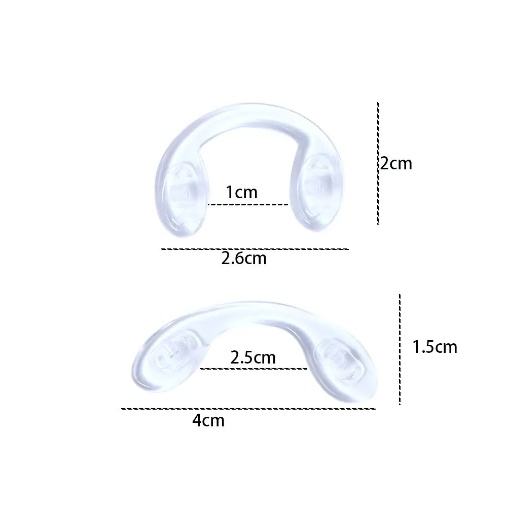 Glasses accessories U Shape For Women Men Silicone Anti Slip Ear Hook Eyeglasses Pads Glasses Support Korean Nose Pad