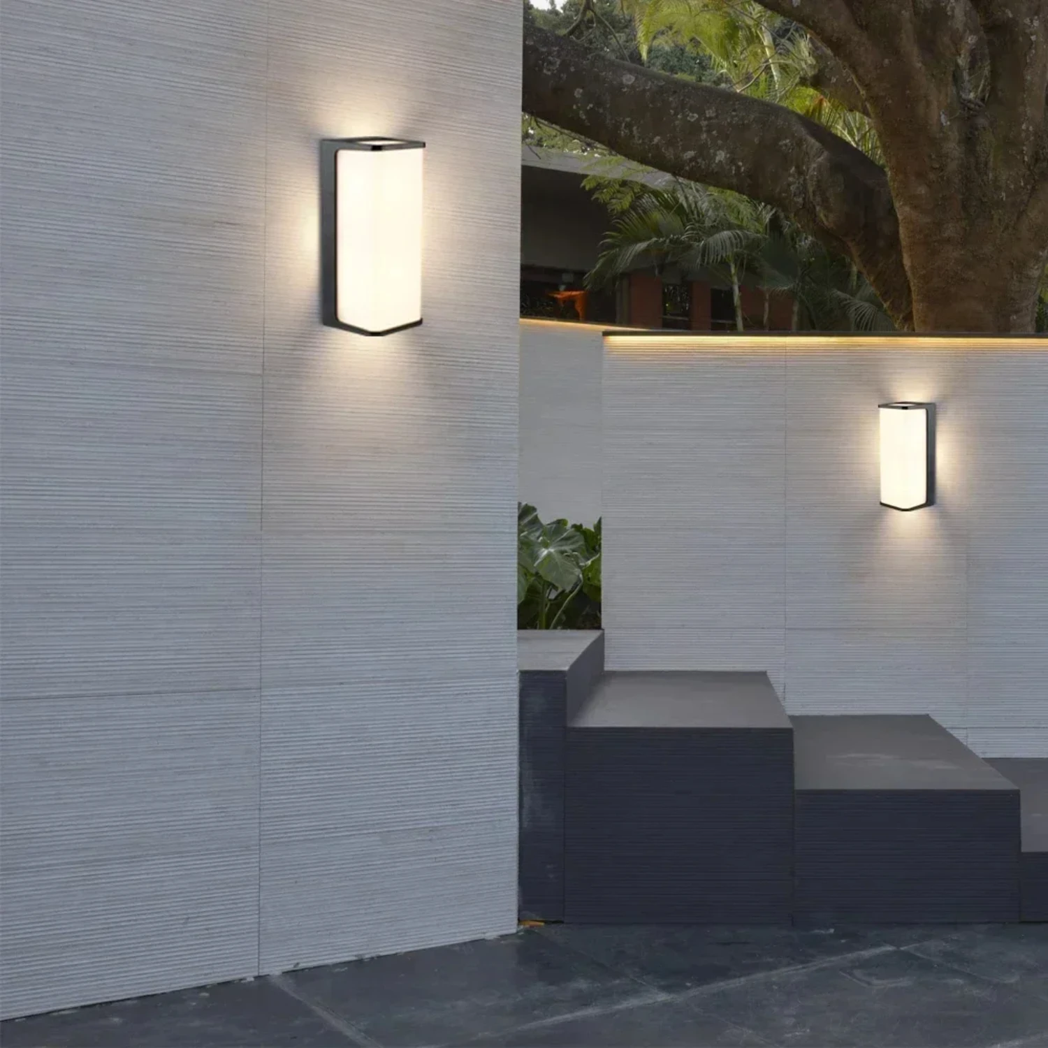 Applique Murale LED Imperméable Conforme à la Norme IP65, Éclairage d'Extérieur Moderne, Idéal pour un Jardin, un délégations, Haute Qualité, Nouveau Produit