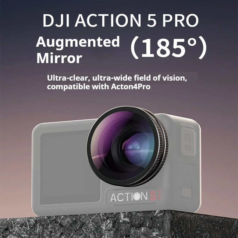 NEEWER FL-B30 FOV Boost Lens For DJI OSMO Action 5 Pro 185° Wide Angle Filter Set With UV CPL ND Lens Action Camera Accessories