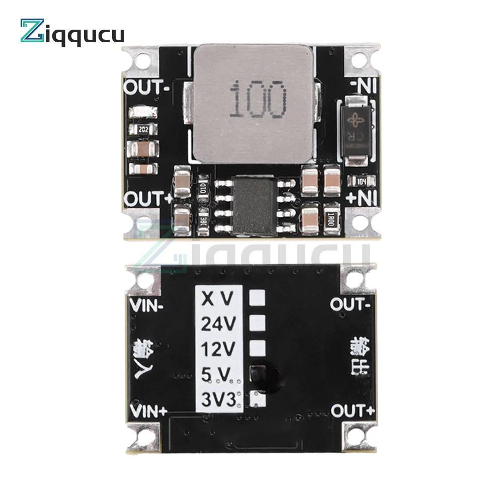 5A Mini DC-DC Buck Module 6V-40V to 3.3V/5V/12V High Power Low Ripple DC Buck Power Supply Module Regulator Module