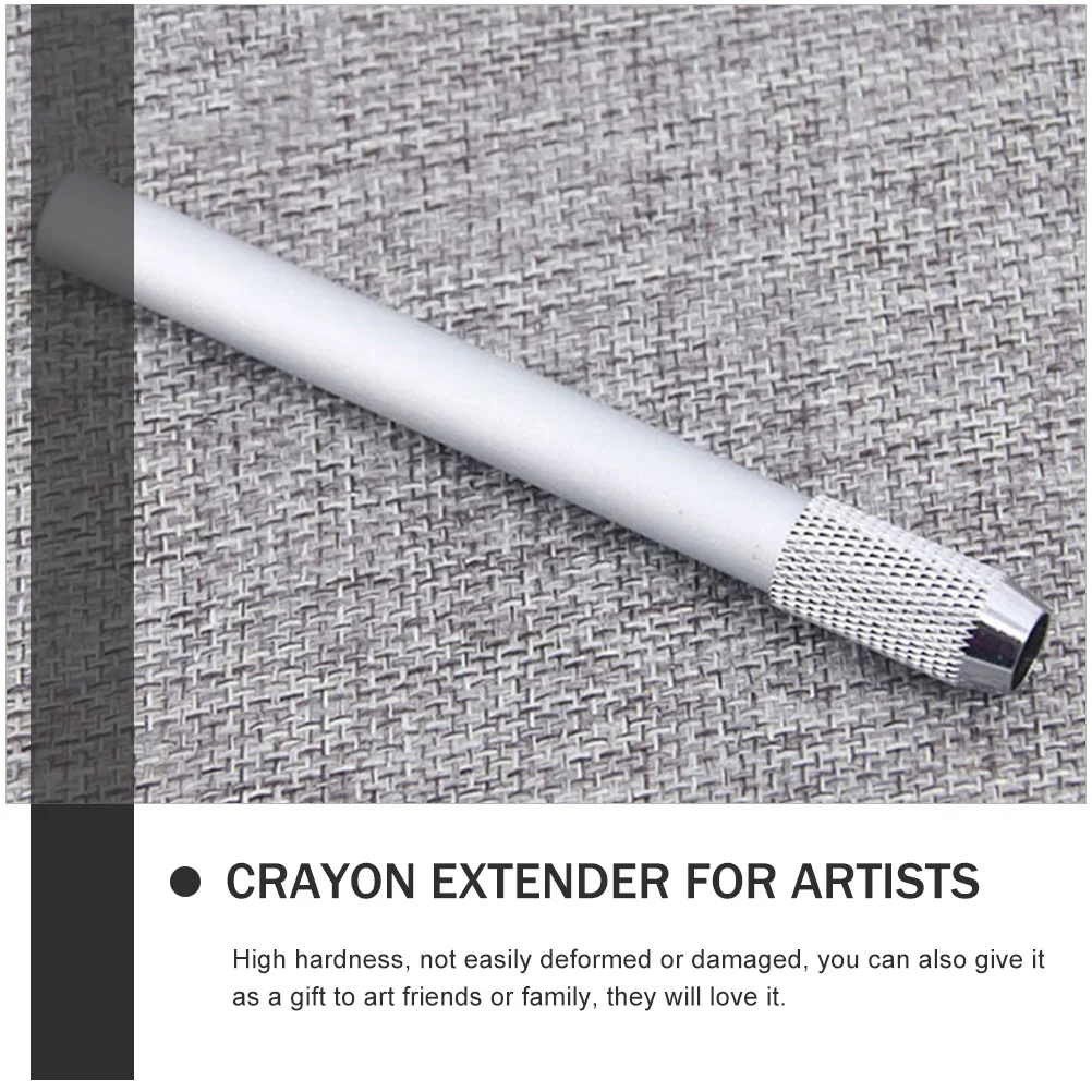 Extension de crayon réglable en métal, outil d'écriture artistique, pratique, exquis, portable, pour croquis, école, bureau, 8 pièces