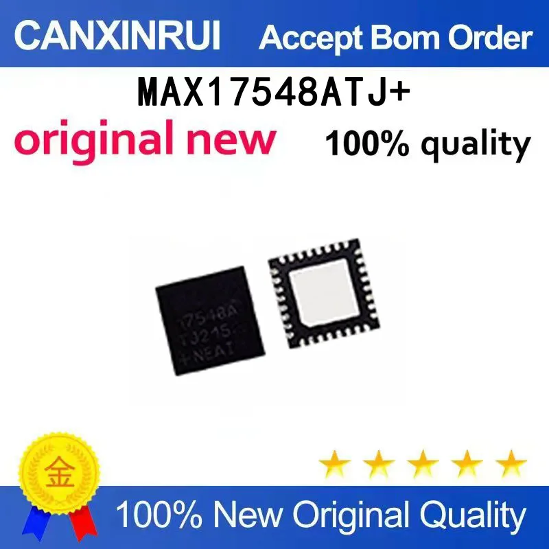 

（5-100 pieces）New MAX17548ATJ+silk screen printed 175481 MAX17548 QFN-32 DC-DC power chip