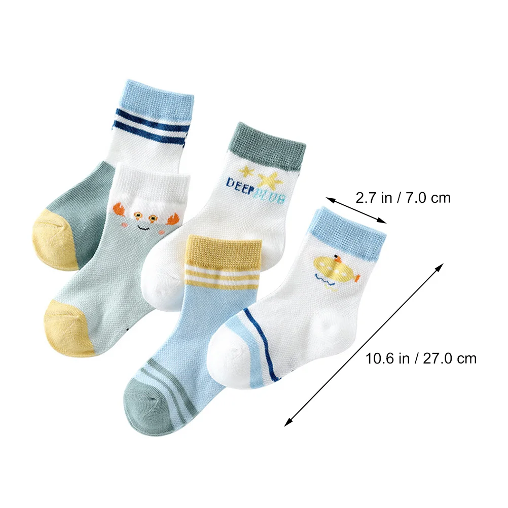 

Summer Thin Cotton Socks For Baby Kids Unisex Breathable Mesh Warm Floor Cozy Sock Lightweight Comfortable Invisible Sock