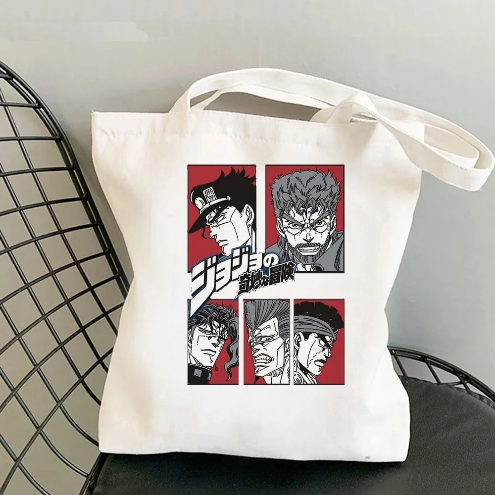 Jojo Bizarre Adventure Steel Ball Run tote bag torba na zakupy totebag personnalisable reusable shopper femme
