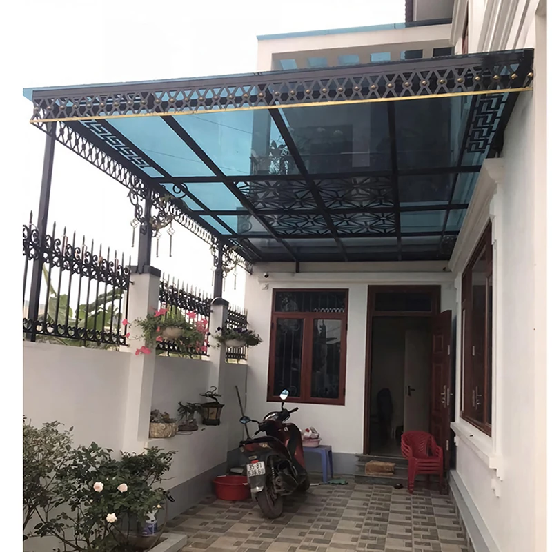 Hot Selling Garden Outdoor Wrought Iron Entrance Door Canopy Awning Supplier Exporter