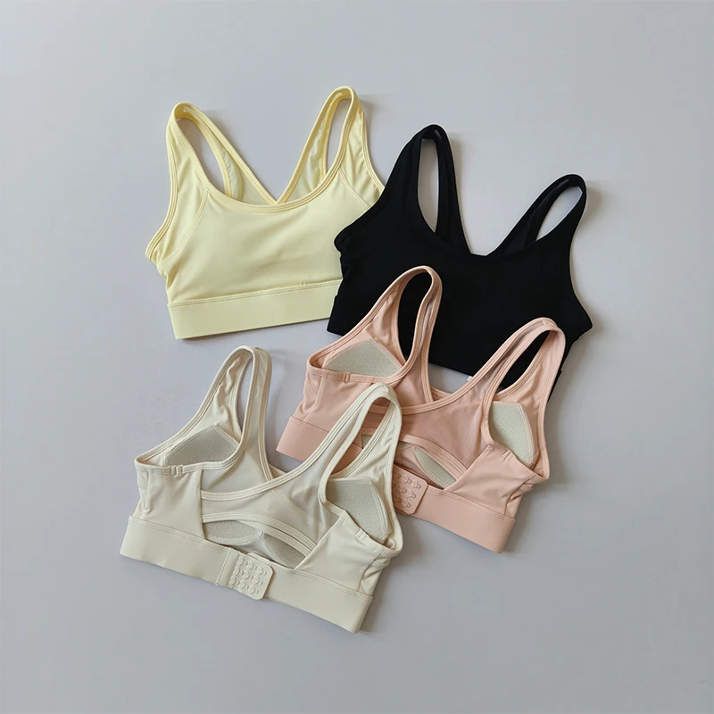 Women's High Impact Sports Bra All-in-One Racerback Maximum Support Workout Top for Pilates Gym