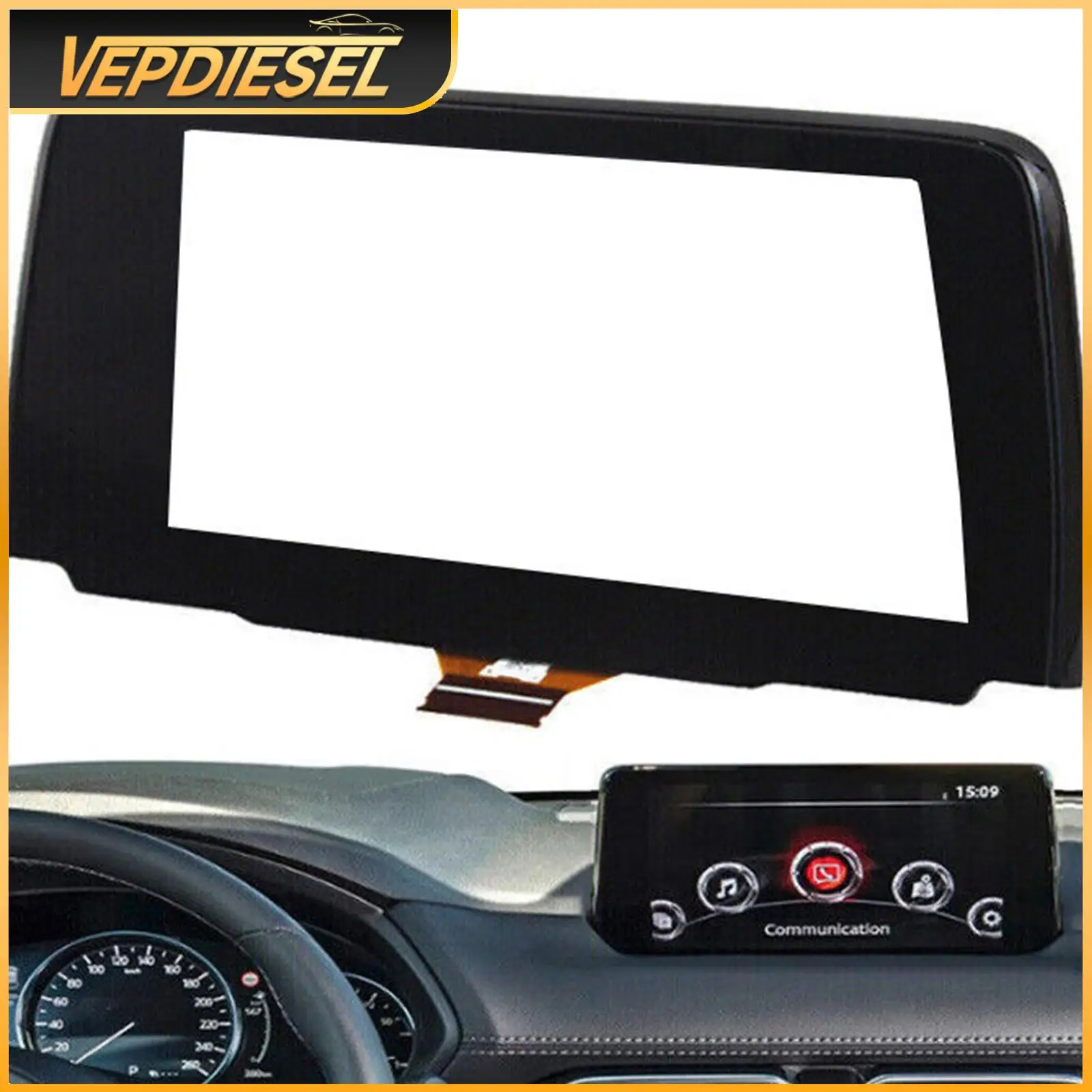 

1PC 7-inch GPS Navigation Radio Display Touchscreen B61A-61-1J0 BJS7669C0E BJS7669C0L BJS7669C0A BANF669C0D For 17 18 Mazda 3