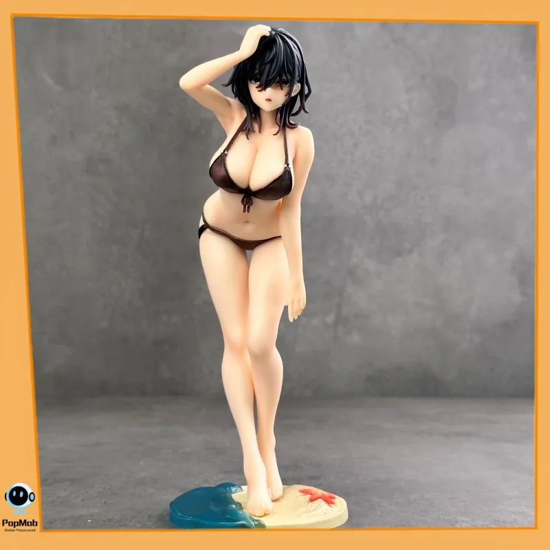 

Animester Natsune Echo Painted PVC Swim Girl Figure Summer Beach Base Anime Collectible Gift Ready Collectible Statue Model