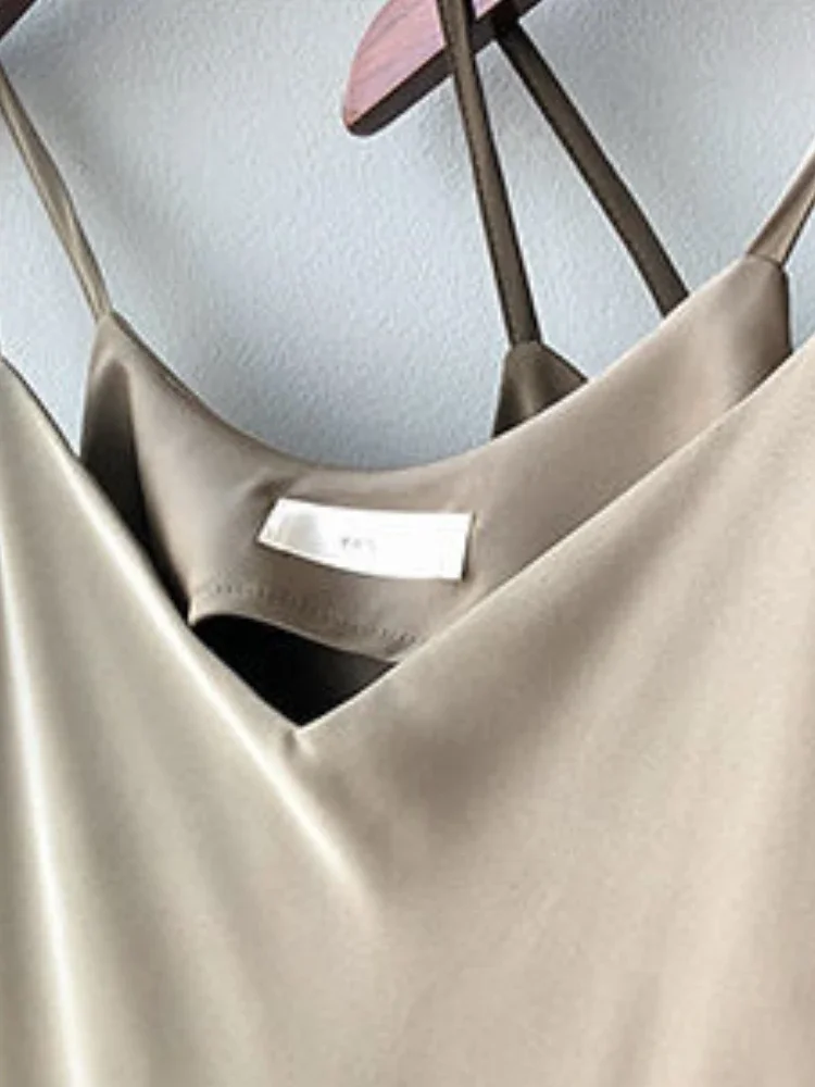 프렌치 Y2K 스타일 H라인 드레스 여성 미디 빈티지 우아한 여름 스파게티 스트랩 인스 스트리트웨어 여성 백리스 미니멀리스트 베스티도스