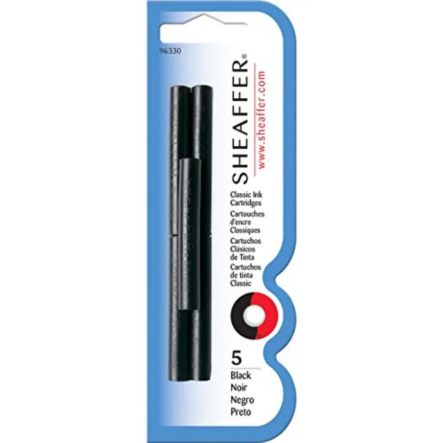 

Skrip Fountain Pen Classic Ink Cartridge - Black five per card
