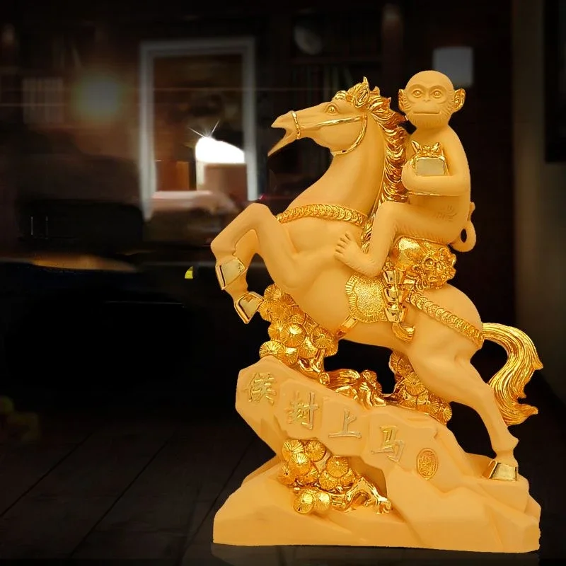 Horse Ornament Monkey  Immediately Marquis Home Furnishing Living Room TV Cabinet Decoration Office Crafts Gifts