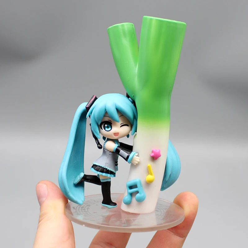 @ @ 10.5 سنتيمتر هاتسون ميكو Kawaii عقد البصل الويلزية فتاة جميلة نموذج لجسم تمثال جمع سطح المكتب زينة زخرفية الهدايا #2