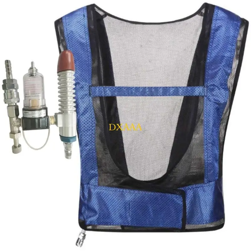 

DXAA промышленный охлаждающий жилет для мужчин и женщин, сварочный стальной жилет со сжатым воздухом, жилет с кондиционером с