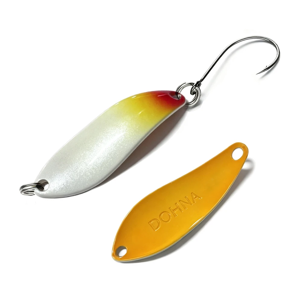 Dohna 1 Stück Peche Leurre Pesca 3,8g 38mm Bunter Löffelköder Spinne Rbait Kupfer Metall Angelköder für Forelle, Hecht, Barsch, Lachs – Detail 15