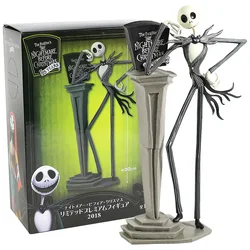 The Nightmare Before Christmas Jack Skellington Figure 25th Anniversary Years Tim Burton Figura Model Toys