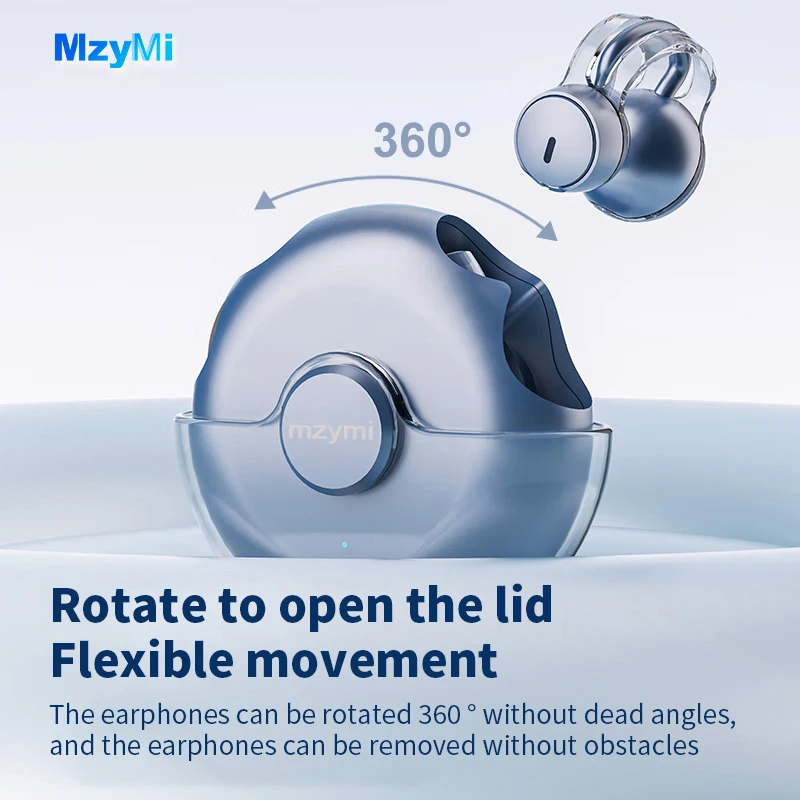 MZYMI S36 TWS Беспроводные наушники Bluetooth5.3 I36 Наушники костной проводимости 360° ° Звуковая гарнитура ACS для бега, гидроизоляционные наушники