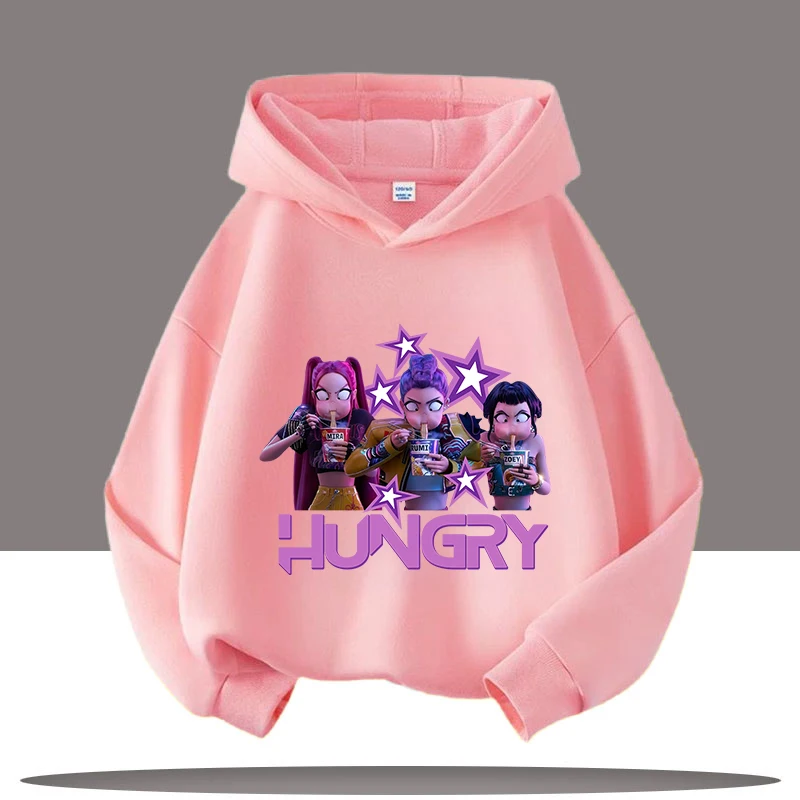 

Fashion KPop Demon Hunter Boys/Girls Casual Hoodies Printed Autumn and Winter New Children's Sports Warm and Comfortable Tops