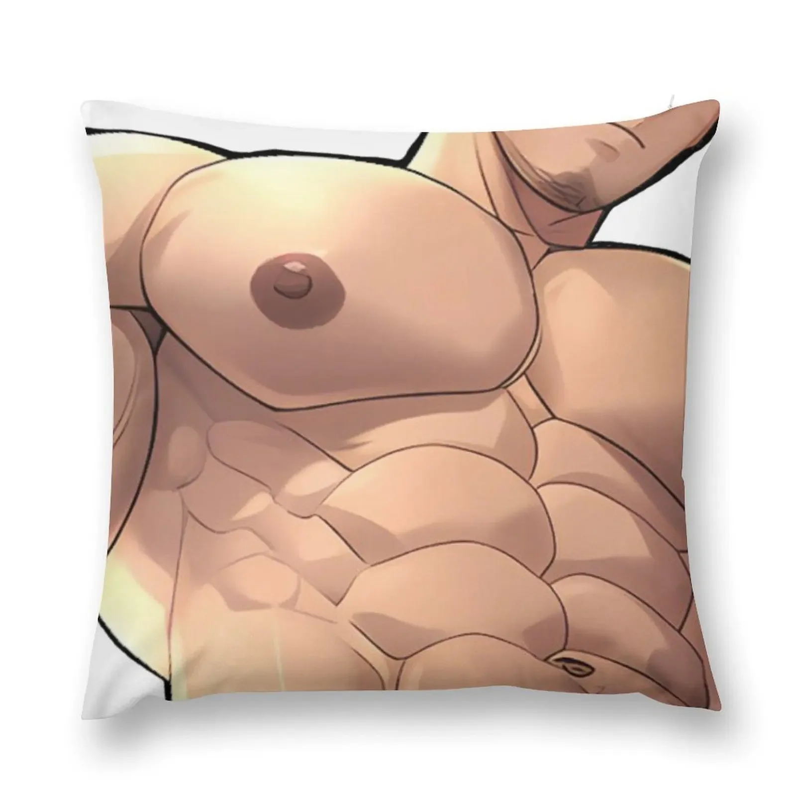 

Beefy Bara Pec (AI Generated) Throw Pillow Decorative pillow case Pillow Cover Cushion Cover Luxury Luxury Case