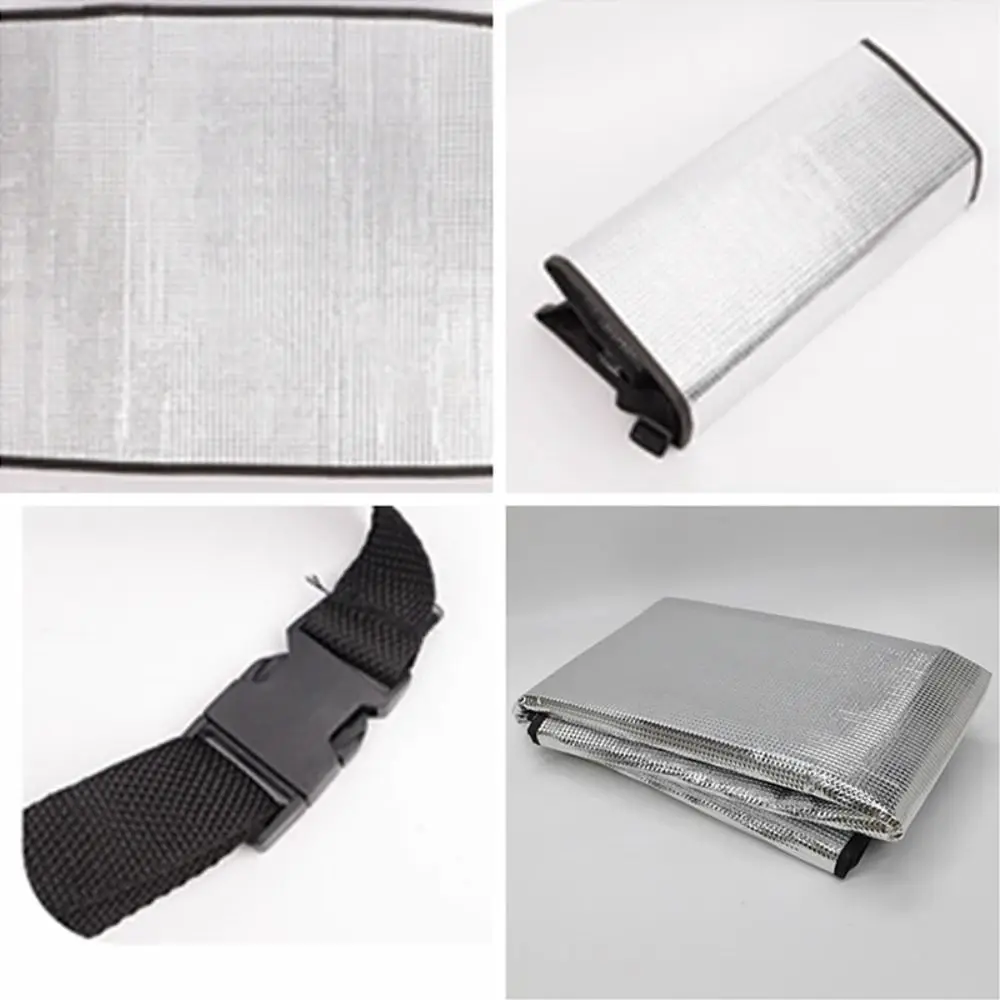 Heat-insulating Aluminium Foil Air Conditioner Cover Silver Air Conditioner Protective Waterproof Dust Cover Outdoor
