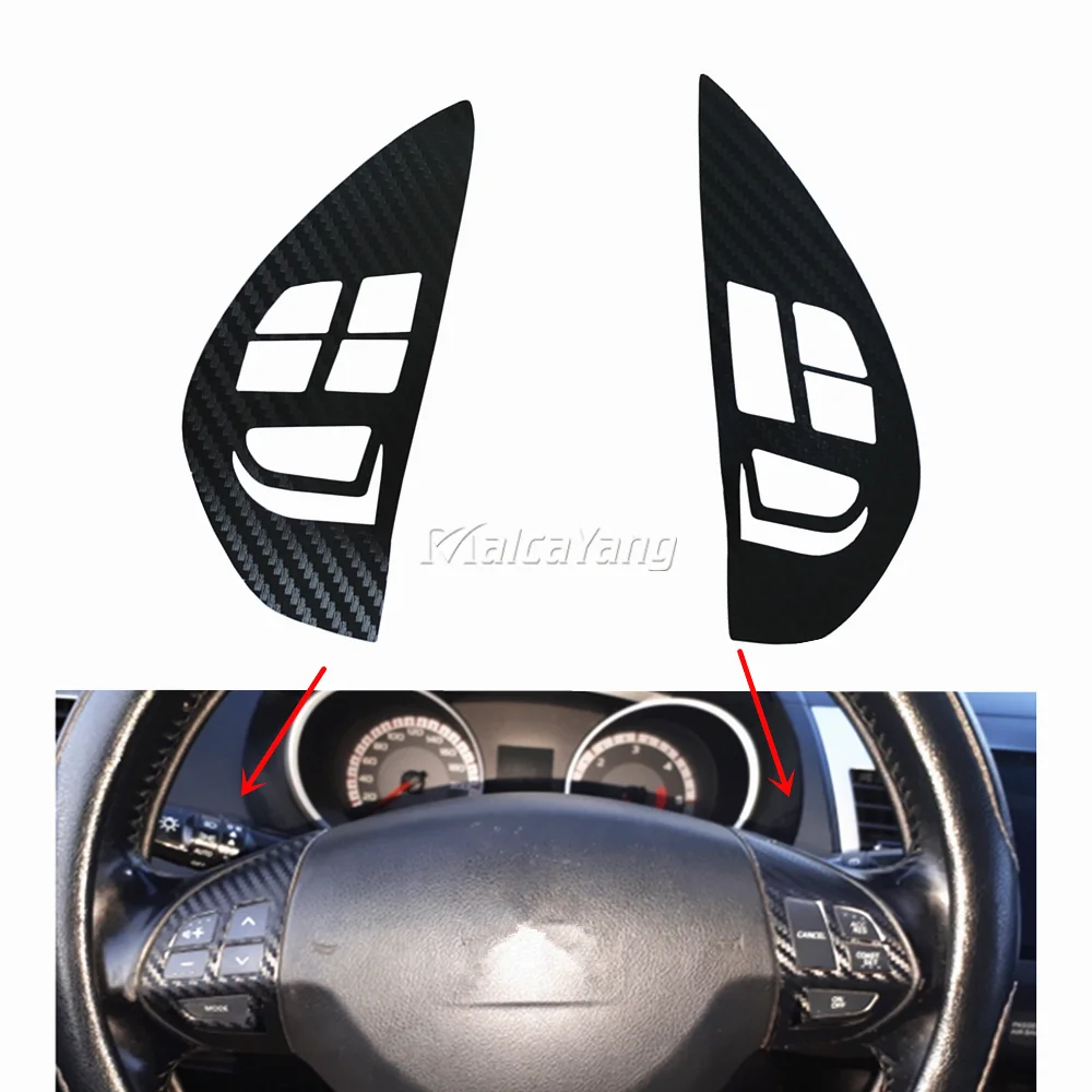 Car -styling buttons Sticker FOR Mitsubishi ASX Lancer Multi-function Car steering wheel control buttons Sticker