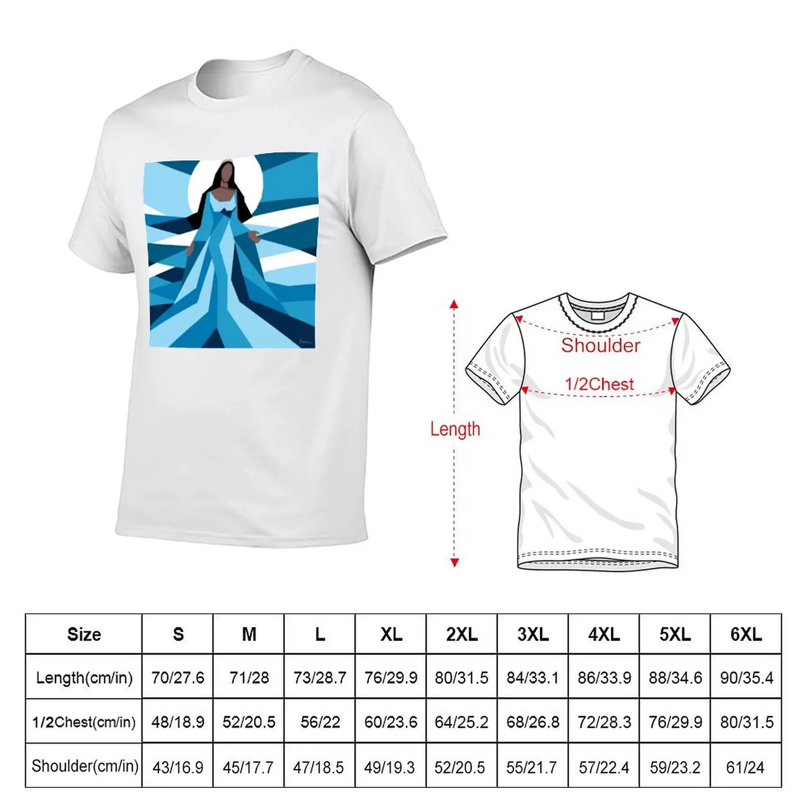 Iemanjá a Rainha do Mar T-Shirt t shirts designer anime tshirt t shirts for man graphic tees T-Shirt