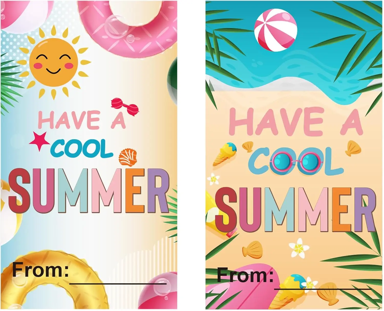 

Я надеюсь, ты есть крутые летние бирки, забавные именные бирки, наклейки 2 x 3,5 дюйма — надеждайте свое лето, это пузырько